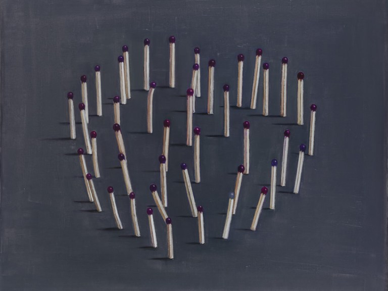 Song-Yige-43-Matches-2015-oil-on-canvas-161-dot-5-x-128-cm-courtesy-of-the-artist-and