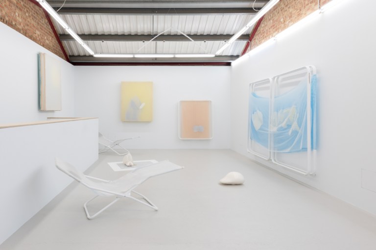 I think mango you say salmon, installation view 2