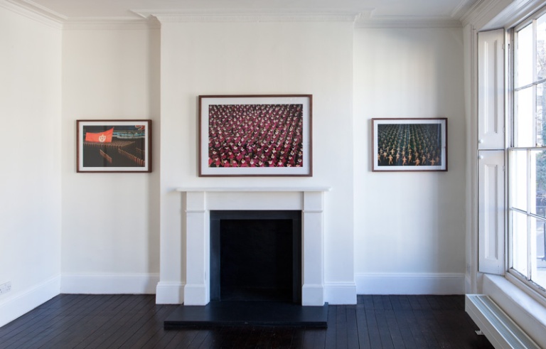 Installation view, First Floor, Dance of Order at 43 Inverness Street